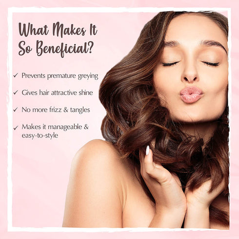 the beauty co Argan and Baobab Hair Oil Serum For Frizzy Hair